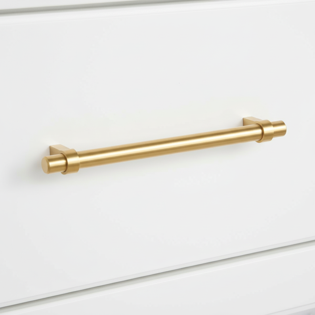 Cosmas 161-160BG Brushed Gold Euro Style Bar Pull