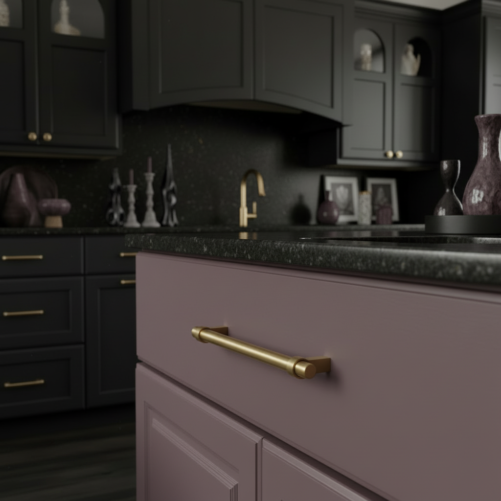 Cosmas 161-192BG Brushed Gold Euro Style Bar Pull