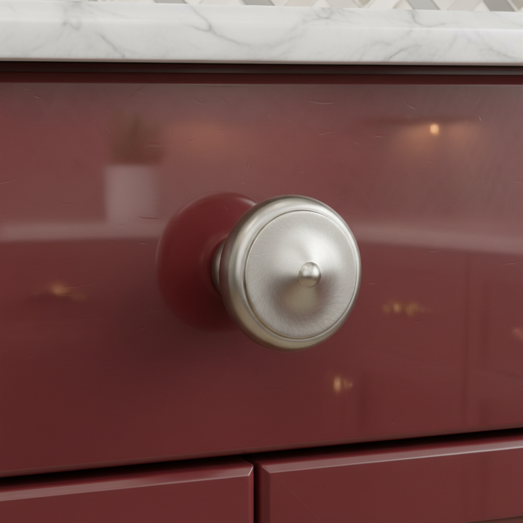 Cosmas 13247SN Satin Nickel Decorative Oversized Cabinet Knob