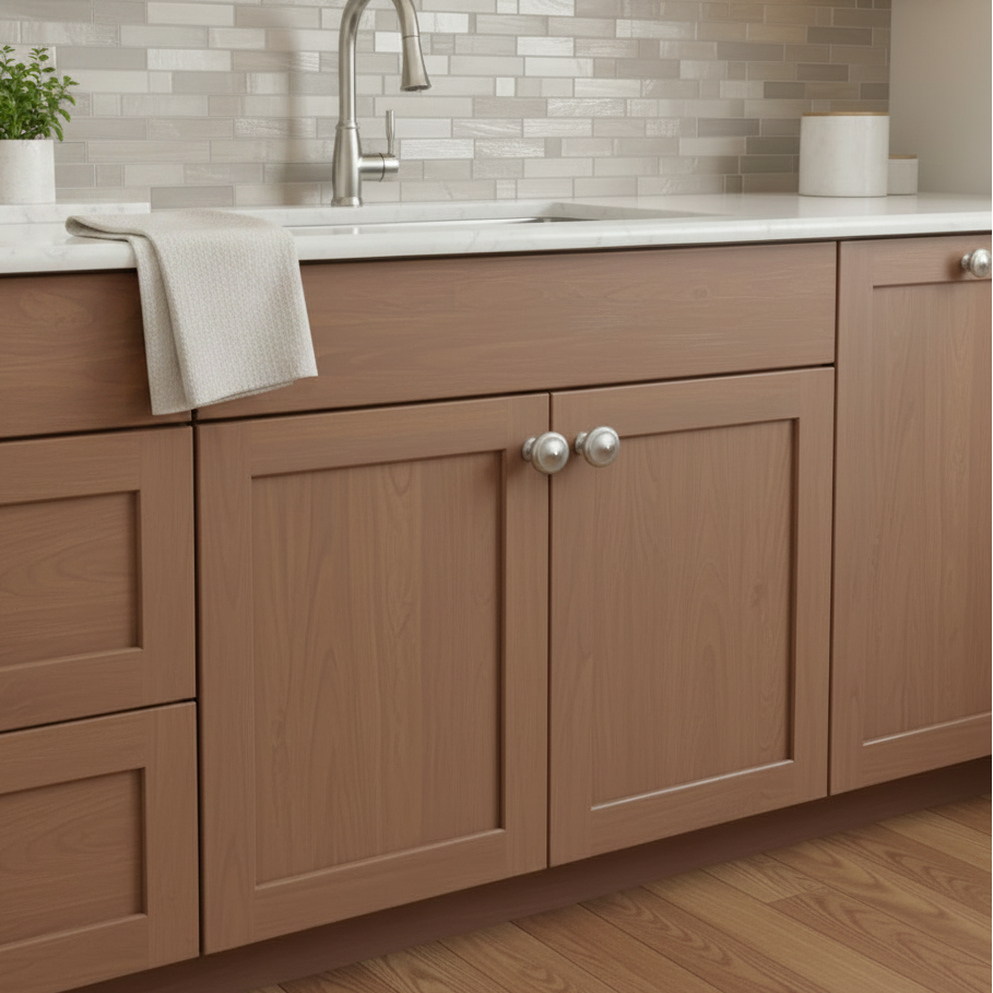 Cosmas 13247SN Satin Nickel Decorative Oversized Cabinet Knob