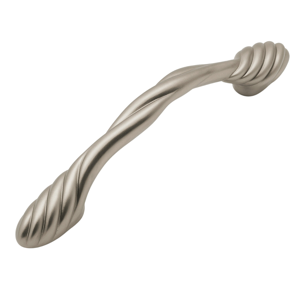 Cosmas 1470SN Satin Nickel Twist Cabinet Pull