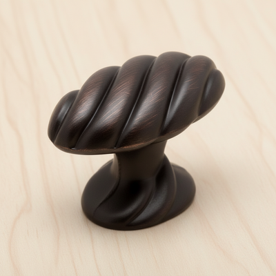 Cosmas 1471ORB Oil Rubbed Bronze Twist Cabinet Knob