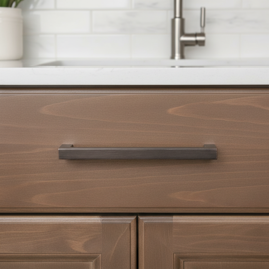 Cosmas 14777-128ORB Oil Rubbed Bronze Modern Contemporary Cabinet Pull