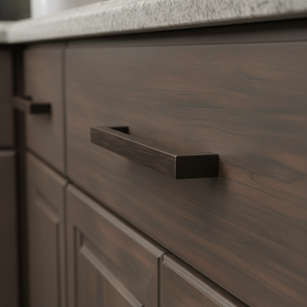 Cosmas 14777-128ORB Oil Rubbed Bronze Modern Contemporary Cabinet Pull