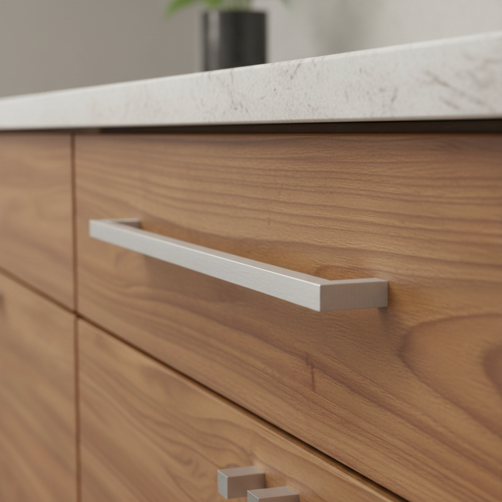 Cosmas 14777-256SN Satin Nickel Modern Contemporary Cabinet Pull