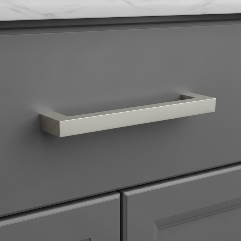 Cosmas 14777-96SN Satin Nickel Modern Contemporary Cabinet Pull