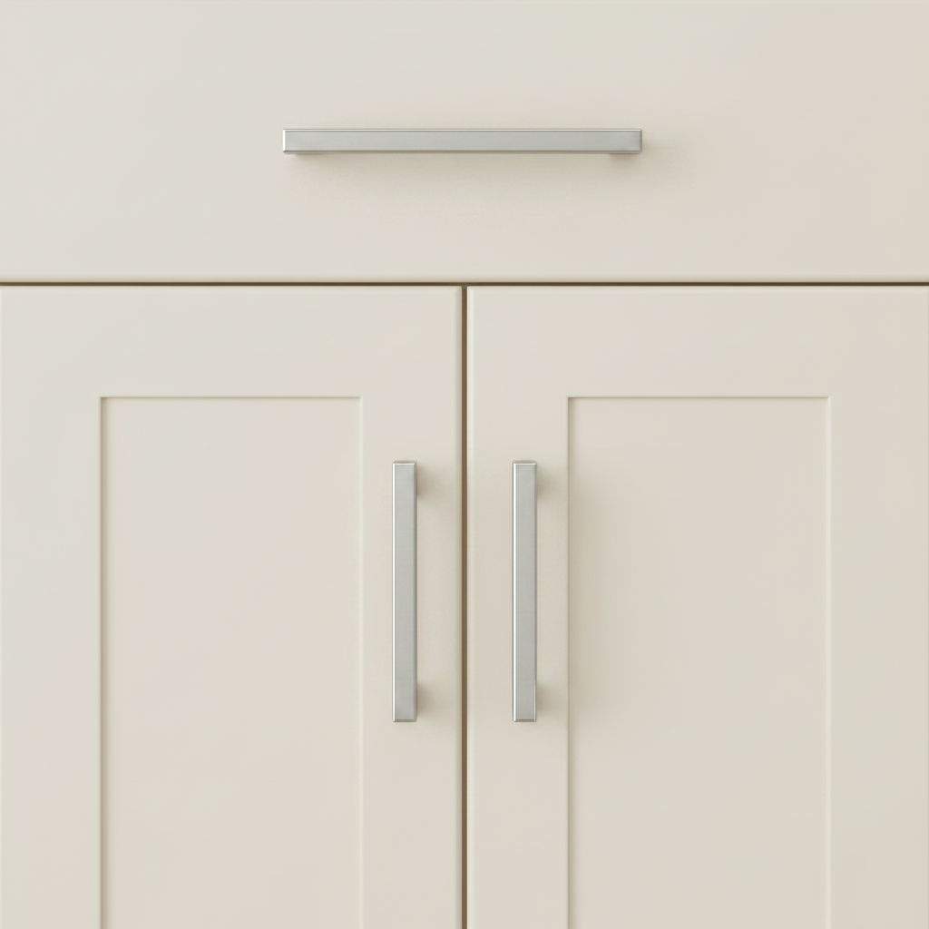 Cosmas 14777-128SN Satin Nickel Modern Contemporary Cabinet Pull