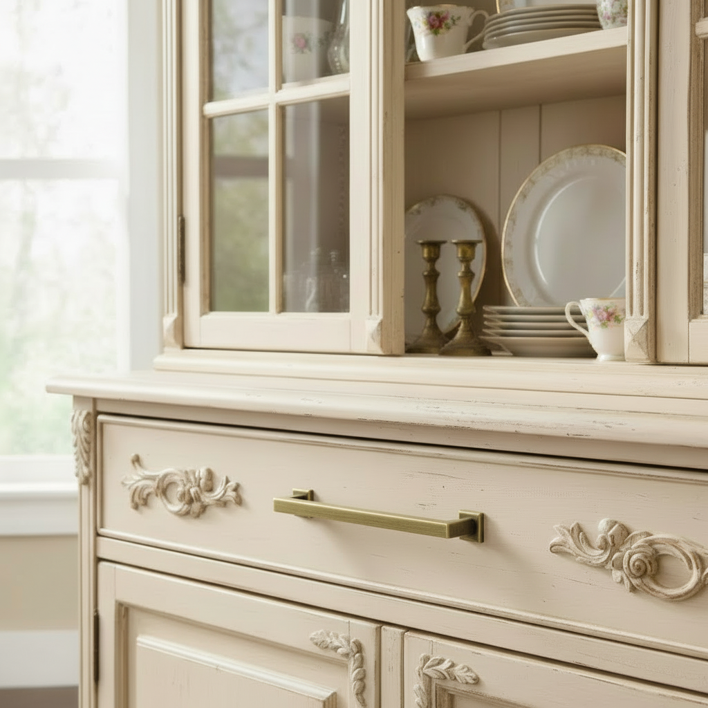 Cosmas 1481-160BAB Brushed Antique Brass Modern Contemporary Cabinet Pull