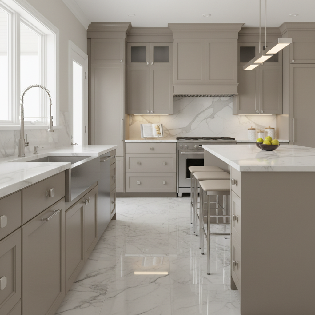 Cosmas 1487SN Satin Nickel Contemporary Cabinet Knob