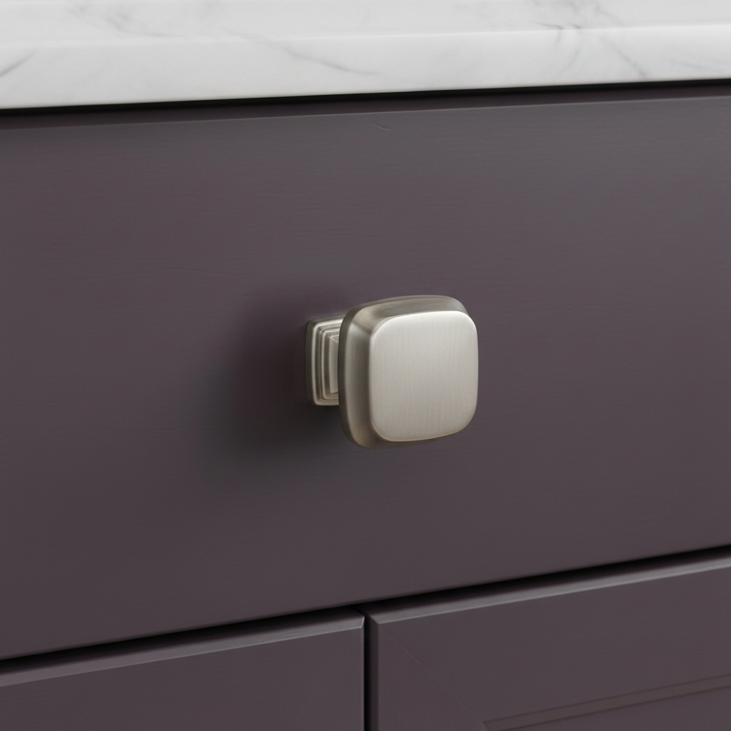 Cosmas 1487SN Satin Nickel Contemporary Cabinet Knob