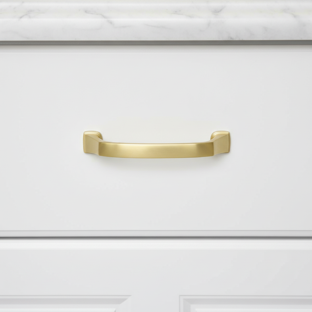 Cosmas 1489-96BG Brushed Gold Cabinet Pull