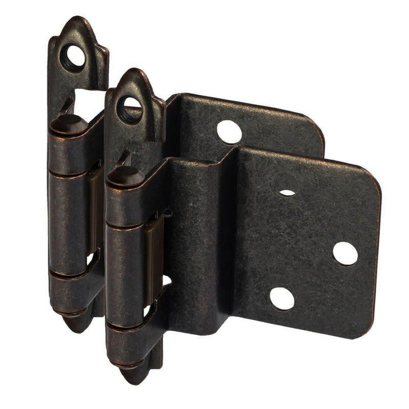 Cosmas 15628-ORB Oil Rubbed Bronze Hinge 3/8&quot; Inset