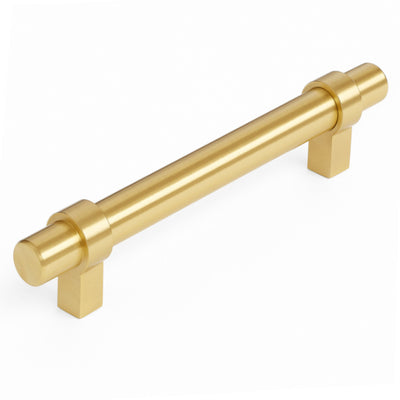 Cosmas 161-128BB Brushed Brass Euro Style Bar Pull