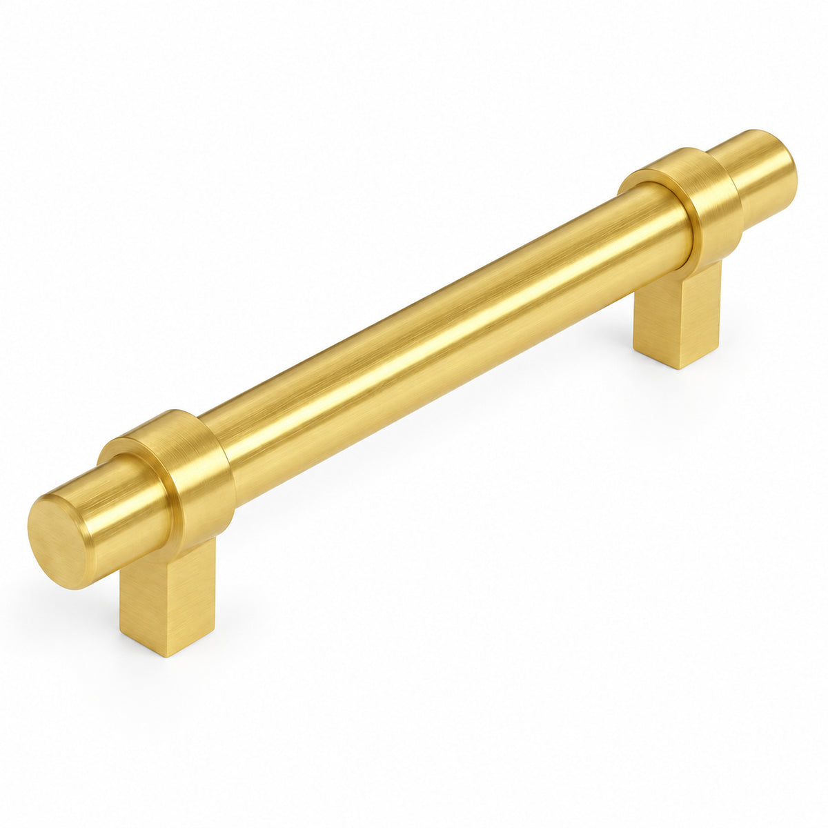 Cosmas 161-128BB Brushed Brass Euro Style Bar Pull