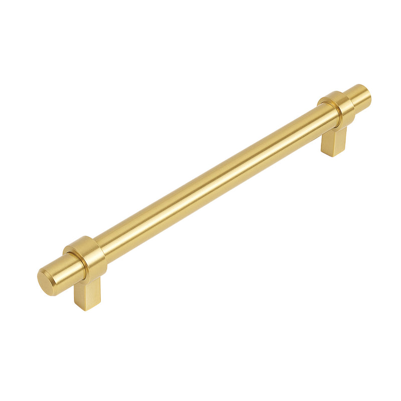 Cosmas 161-192BB Brushed Brass Euro Style Bar Pull