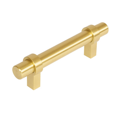 Cosmas 161-3BB Brushed Brass Euro Style Bar Pull