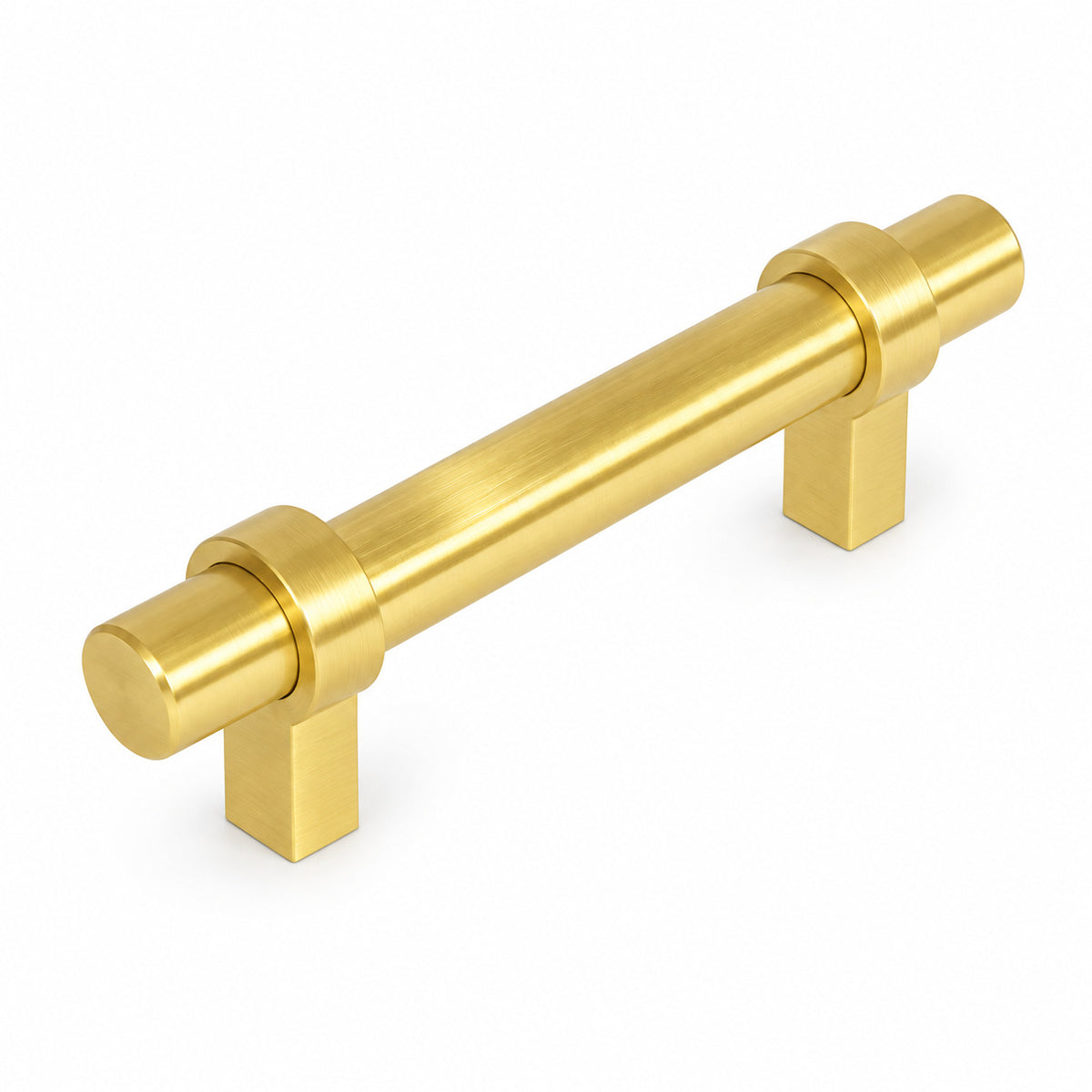 Cosmas 161-3BB Brushed Brass Euro Style Bar Pull