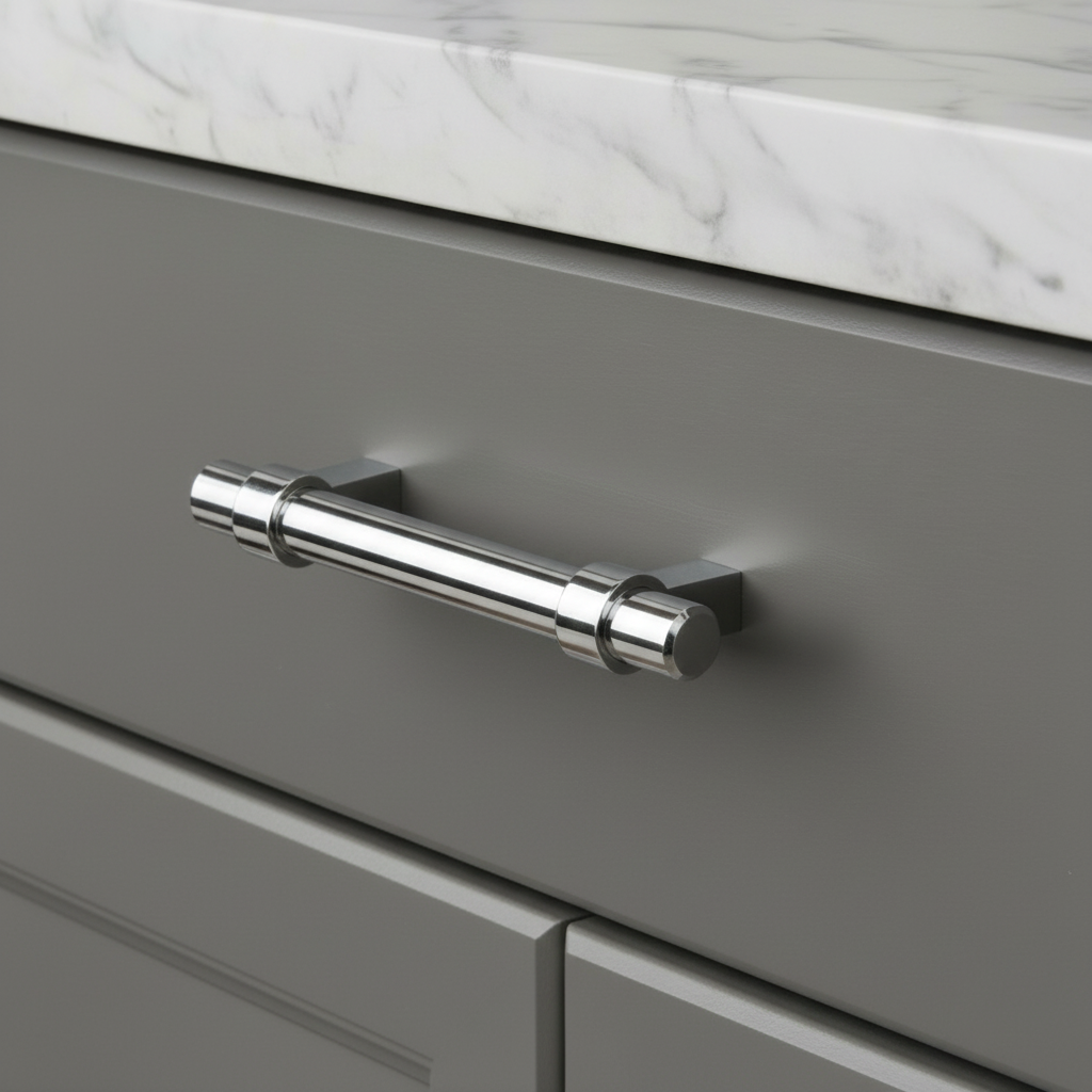 Cosmas 161-4CH Polished Chrome Euro Style Bar Pull