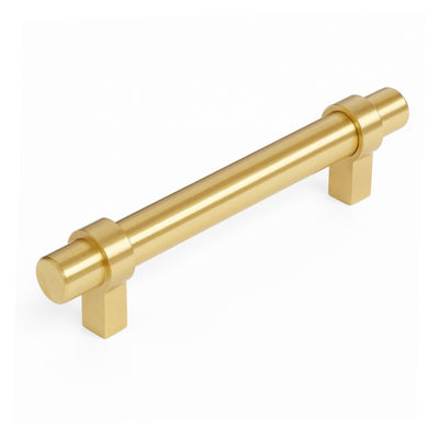 Cosmas 161-4BB Brushed Brass Euro Style Bar Pull