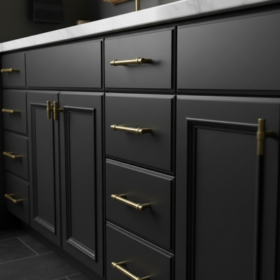 Cosmas 181BAB Brushed Antique Brass Euro Style T Bar Knob