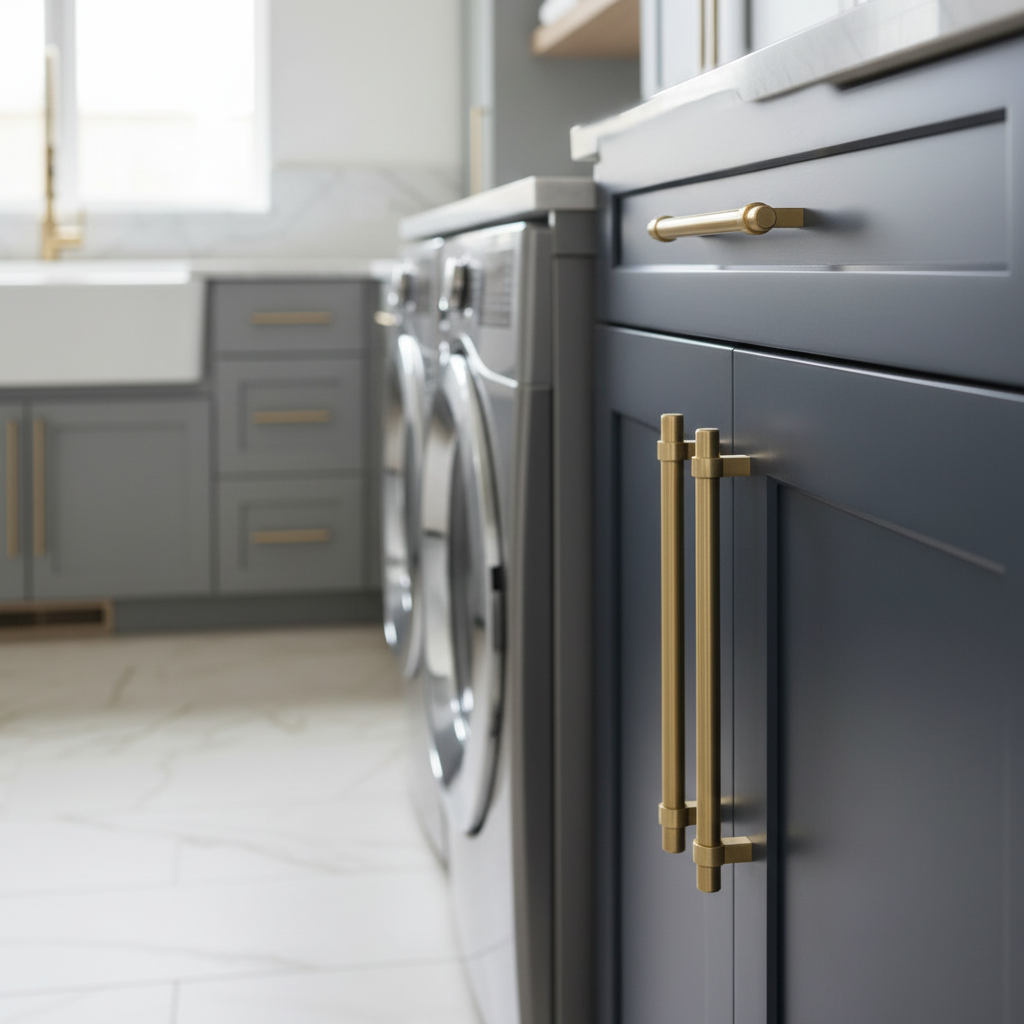 Cosmas 161-192BB Brushed Brass Euro Style Bar Pull