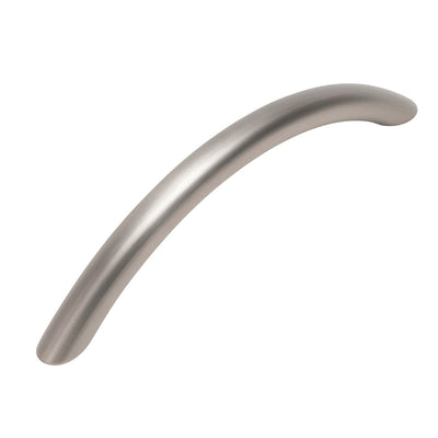 Satin nickel arch cabinet pull