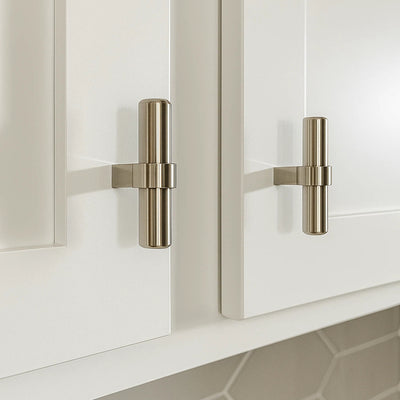 Cosmas 181SN Satin Nickel Euro Style T Bar Knob