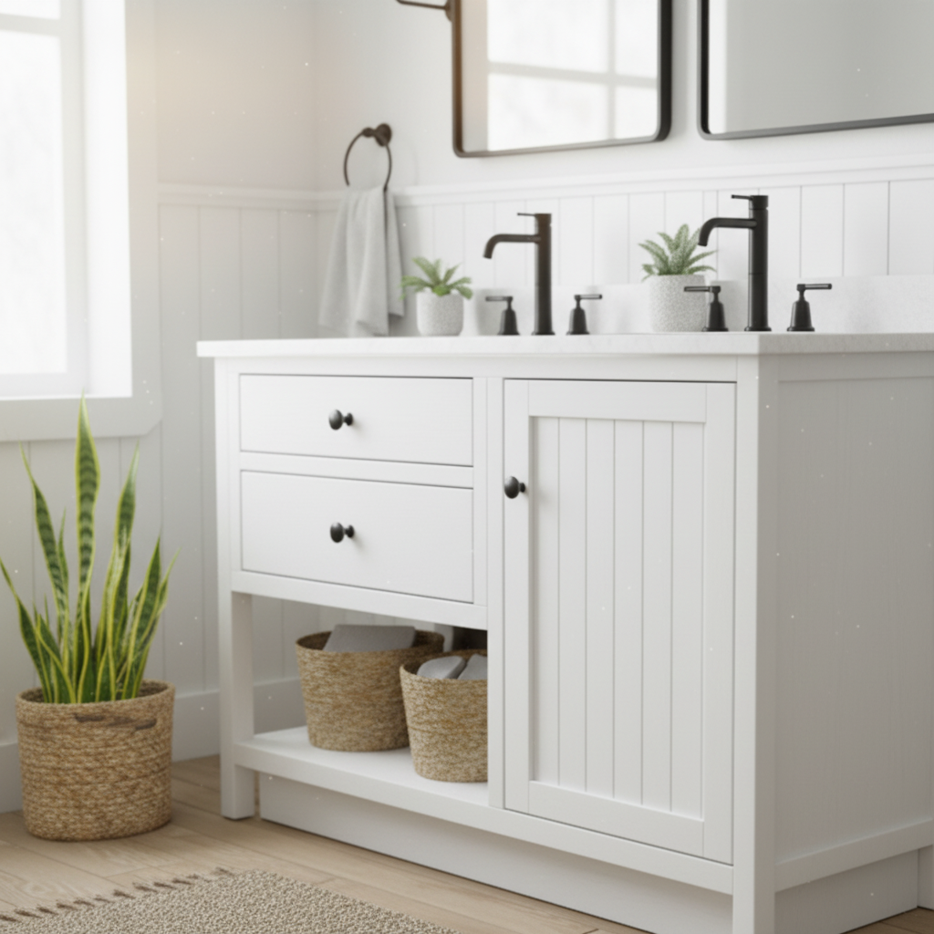 Cosmas 1940FB Flat Black Cabinet Knob