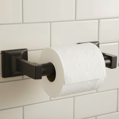 Designers Impressions Eclipse Series Oil Rubbed Bronze Euro Style Toilet / Tissue Paper Holder