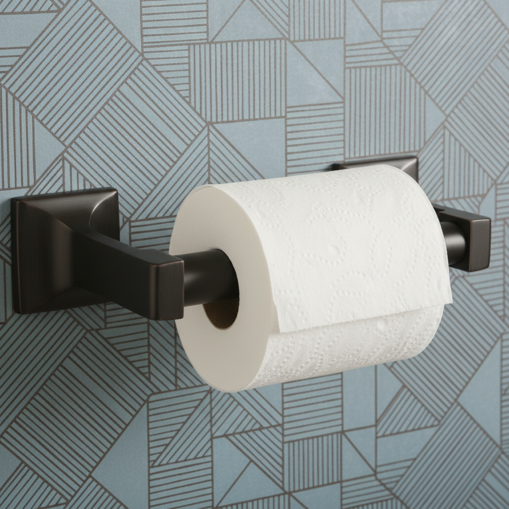 Eclipse Series Oil Rubbed Bronze Euro Style Toilet / Tissue Paper Holder