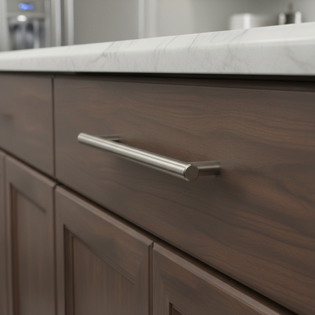 Cosmas H698-4SS Stainless Steel Euro Style Bar Pull