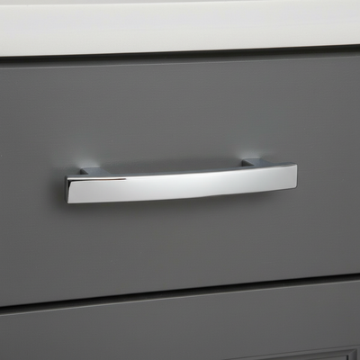 Cosmas 5235CH Polished Chrome Contemporary Arch Cabinet Pull