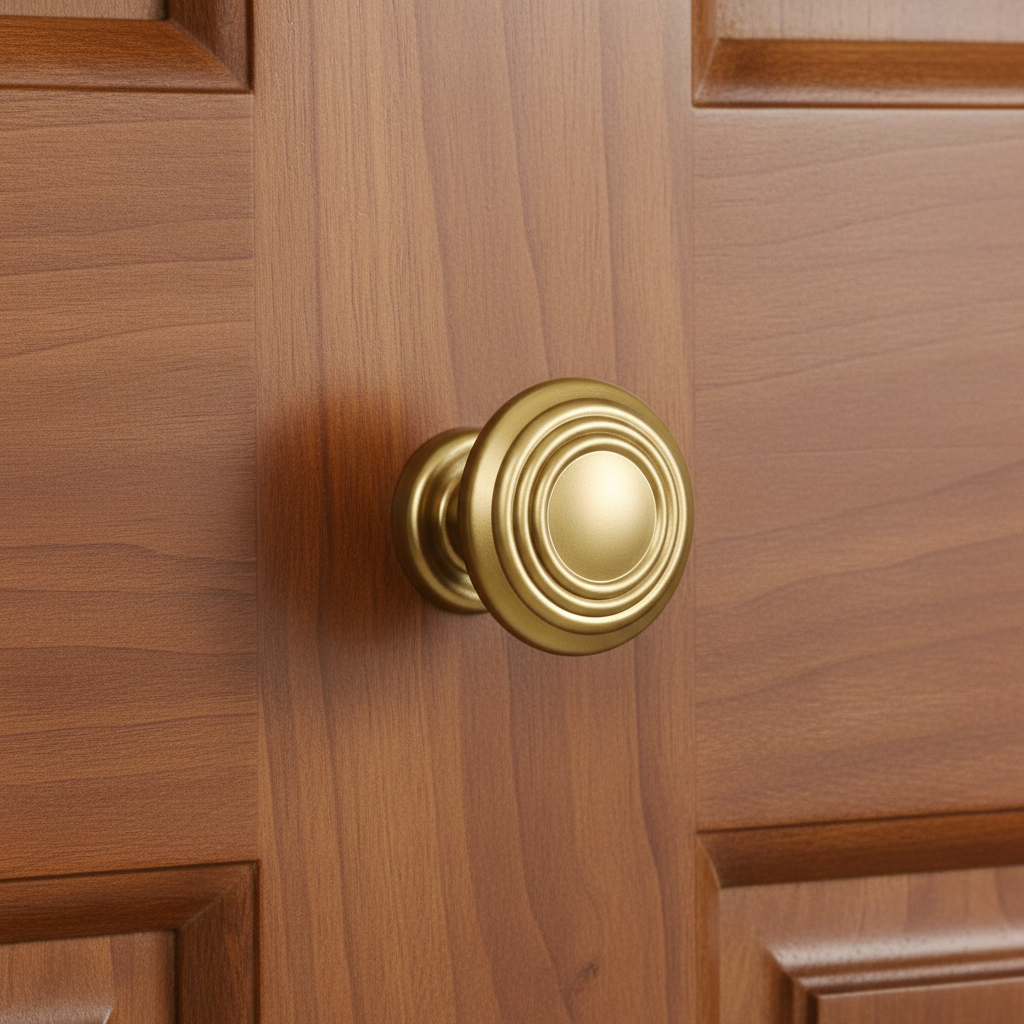 Cosmas 4122GC Gold Champagne Ring Cabinet Knob