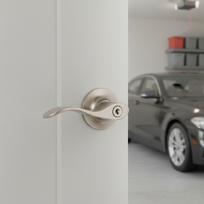 Kingston Entry Lever, Satin Nickel