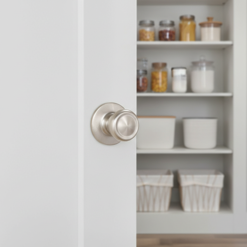 Salem Passage Door Knob, Satin Nickel
