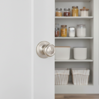 Salem Passage Door Knob, Satin Nickel