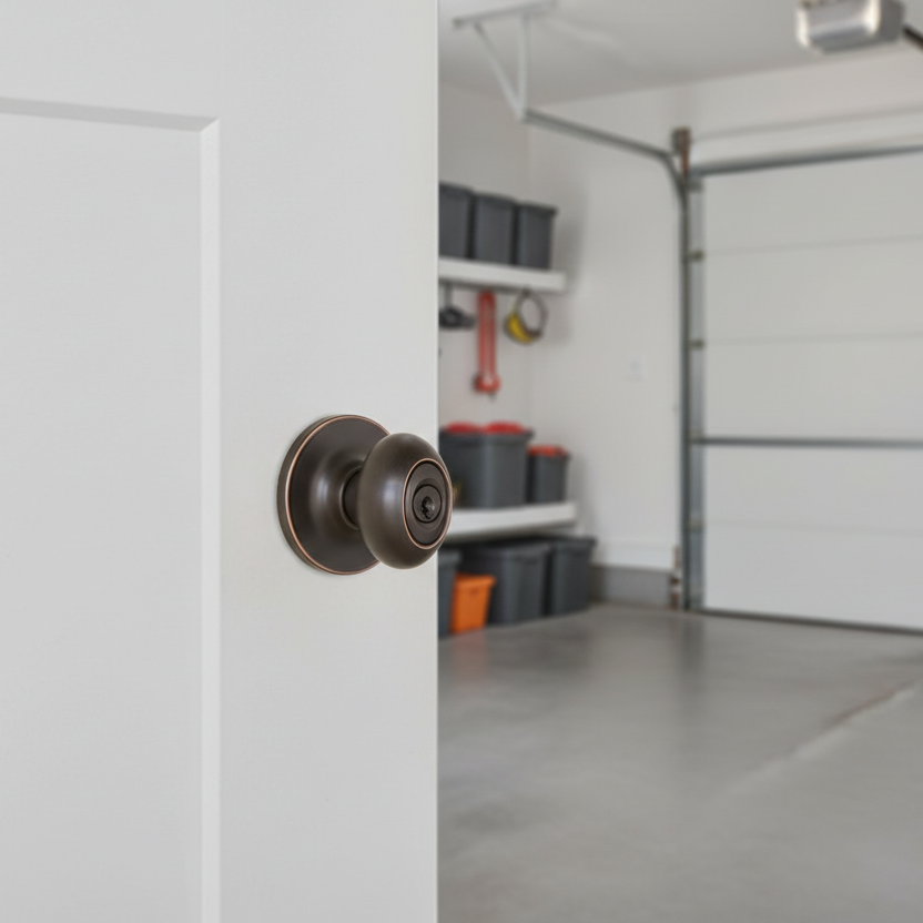 Somerset Keyed Entry Door Knob, Oil Rubbed Bronze