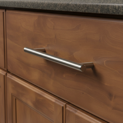 Cosmas H698-128SS Stainless Steel Euro Style Bar Pull