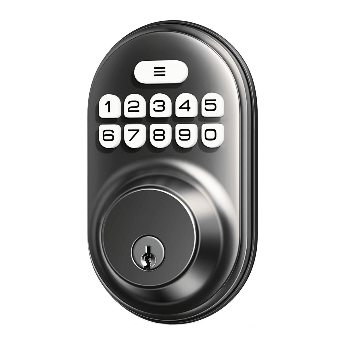 Keyless Entry RZ-A Matte Black Keypad Deadbolt
