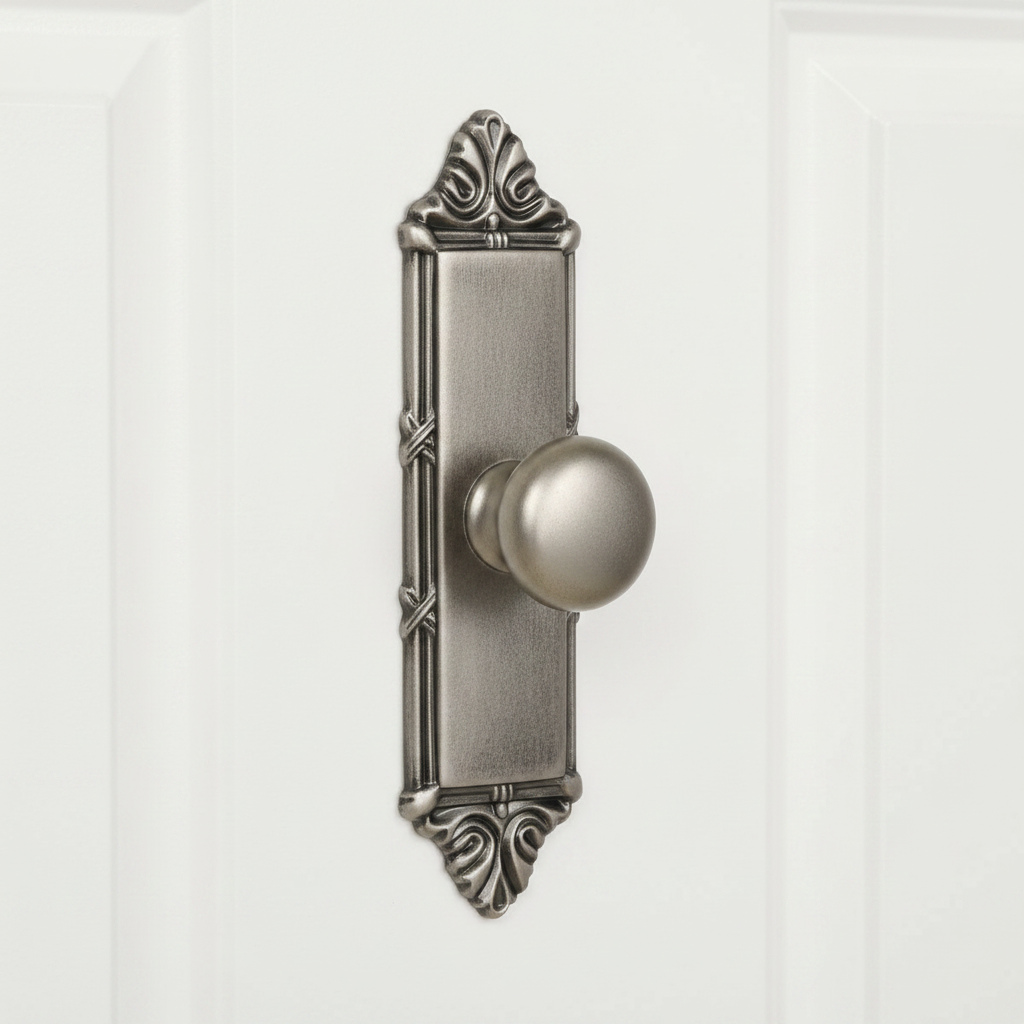 Cosmas 9467WN Weathered Nickel Cabinet Knob Backplate