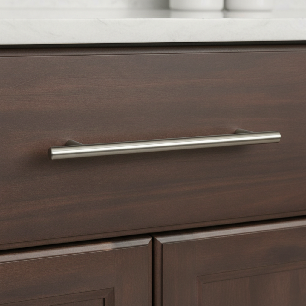 Cosmas H698-224SS Stainless Steel Euro Style Bar Pull