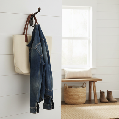 Cosmas 31153ORB Oil Rubbed Bronze Coat &amp; Hat Hook