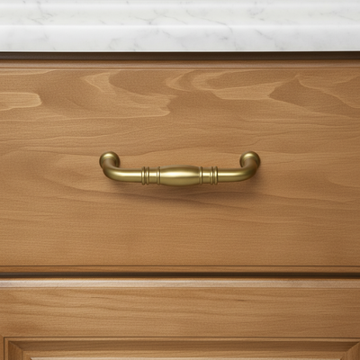 Cosmas 4313-96GC Gold Champagne Cabinet Pull