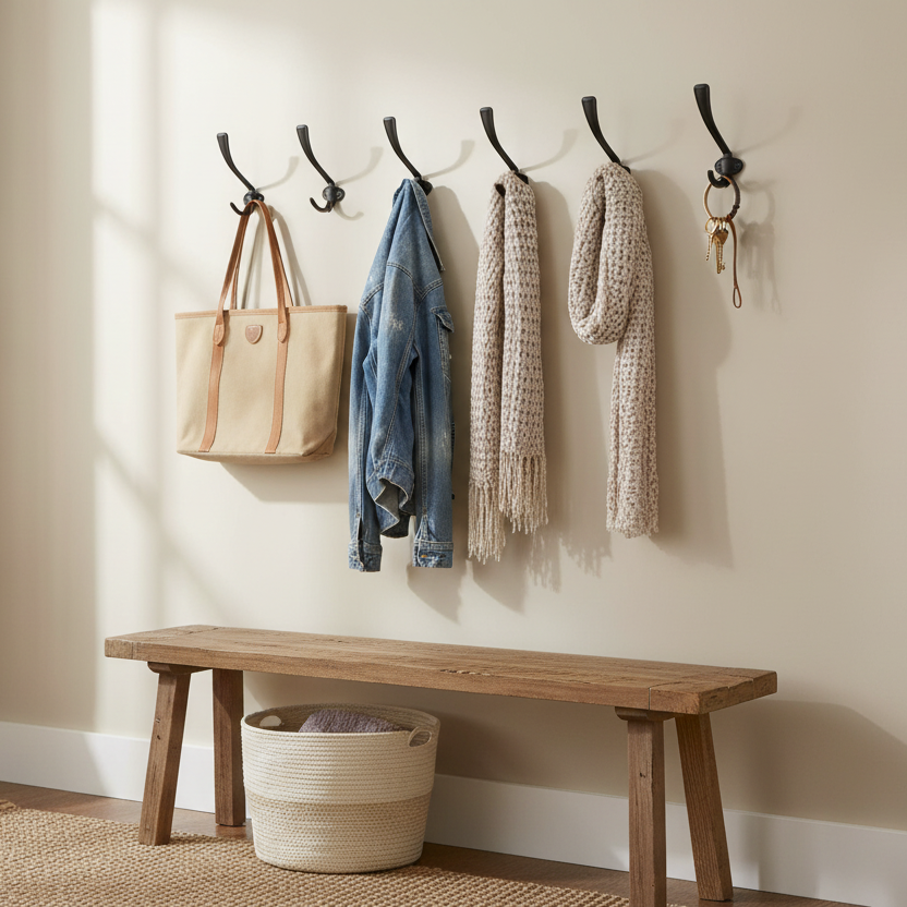 Cosmas 38008ORB Oil Rubbed Bronze Heavy Duty Coat &amp; Hat Hook