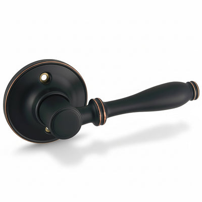 Villa Dummy Door Lever, Oil Rubbed Bronze