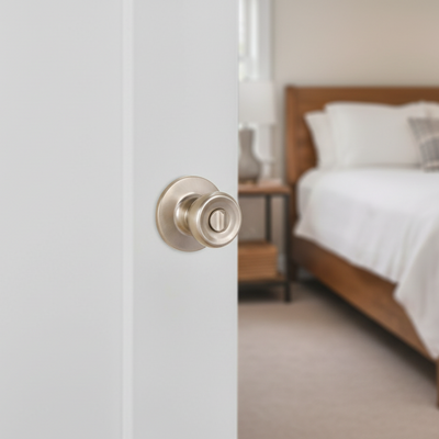 Salem Privacy Door Knob, Satin Nickel