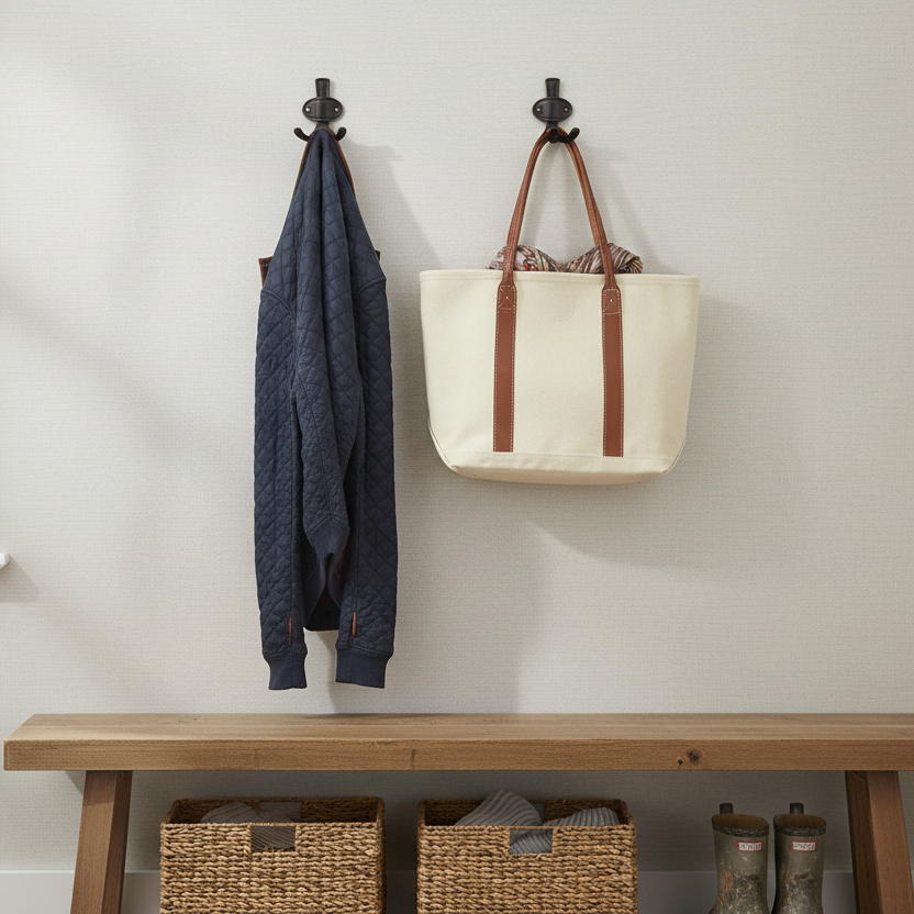 Cosmas 38009ORB Oil Rubbed Bronze Heavy Duty Coat &amp; Hat Hook