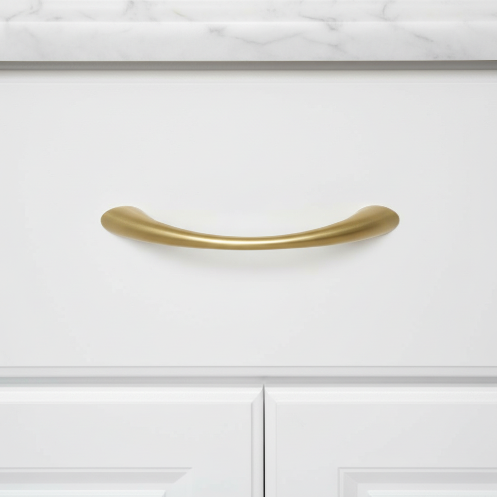 Cosmas 4003GC Gold Champagne Arch Cabinet Pull