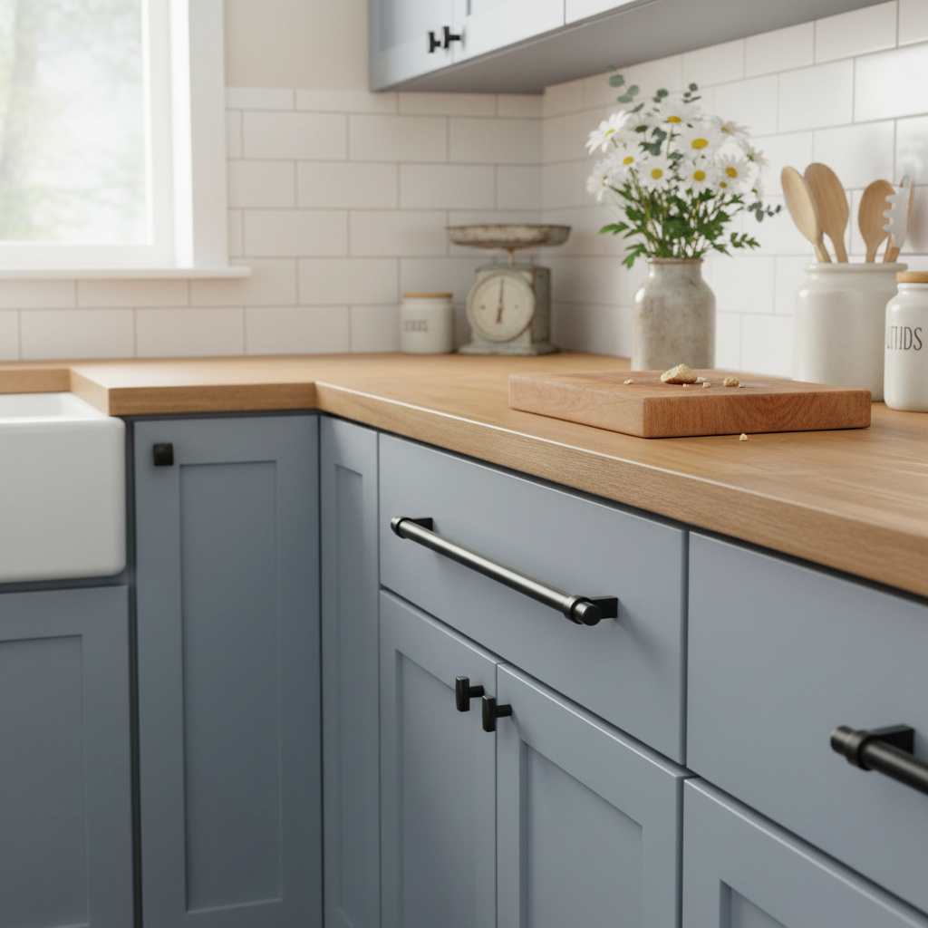 Cosmas 161-224FB Flat Black Euro Style Bar Pull