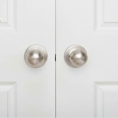 Ashland Dummy Door Knob, Satin Nickel